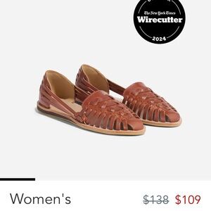 Nisolo Huarache Womens Size 9 Brandy